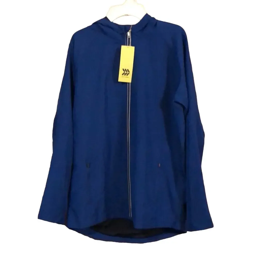 All in motion Kids Hooded Windbreaker, Blue, Size XS, NWT